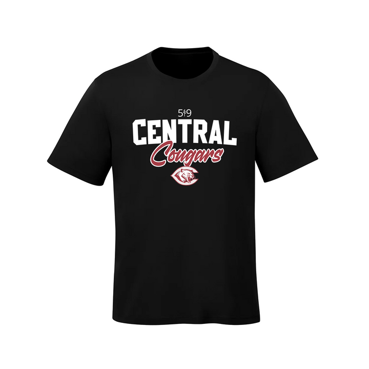 CENTRAL COUGARS ATHLETIC TEE (MENS)