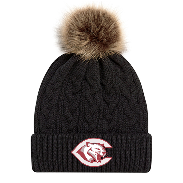 CENTRAL P.S. EMBROIDERED FAUX FUR TOQUE