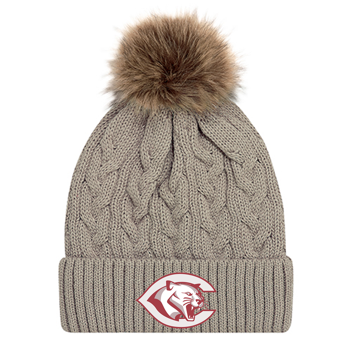 CENTRAL P.S. EMBROIDERED FAUX FUR TOQUE