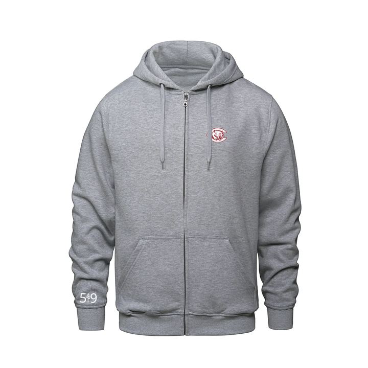 CENTRAL P.S. EMBROIDERED ZIP-UP (UNISEX)