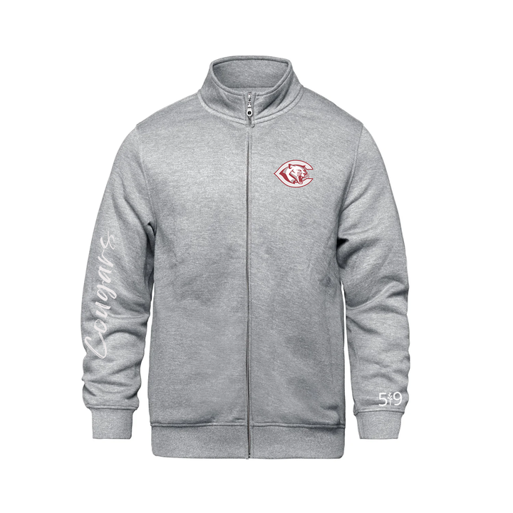 CENTRAL SIGNATURE SLEEVE ZIP-UP SWEATER (UNISEX)