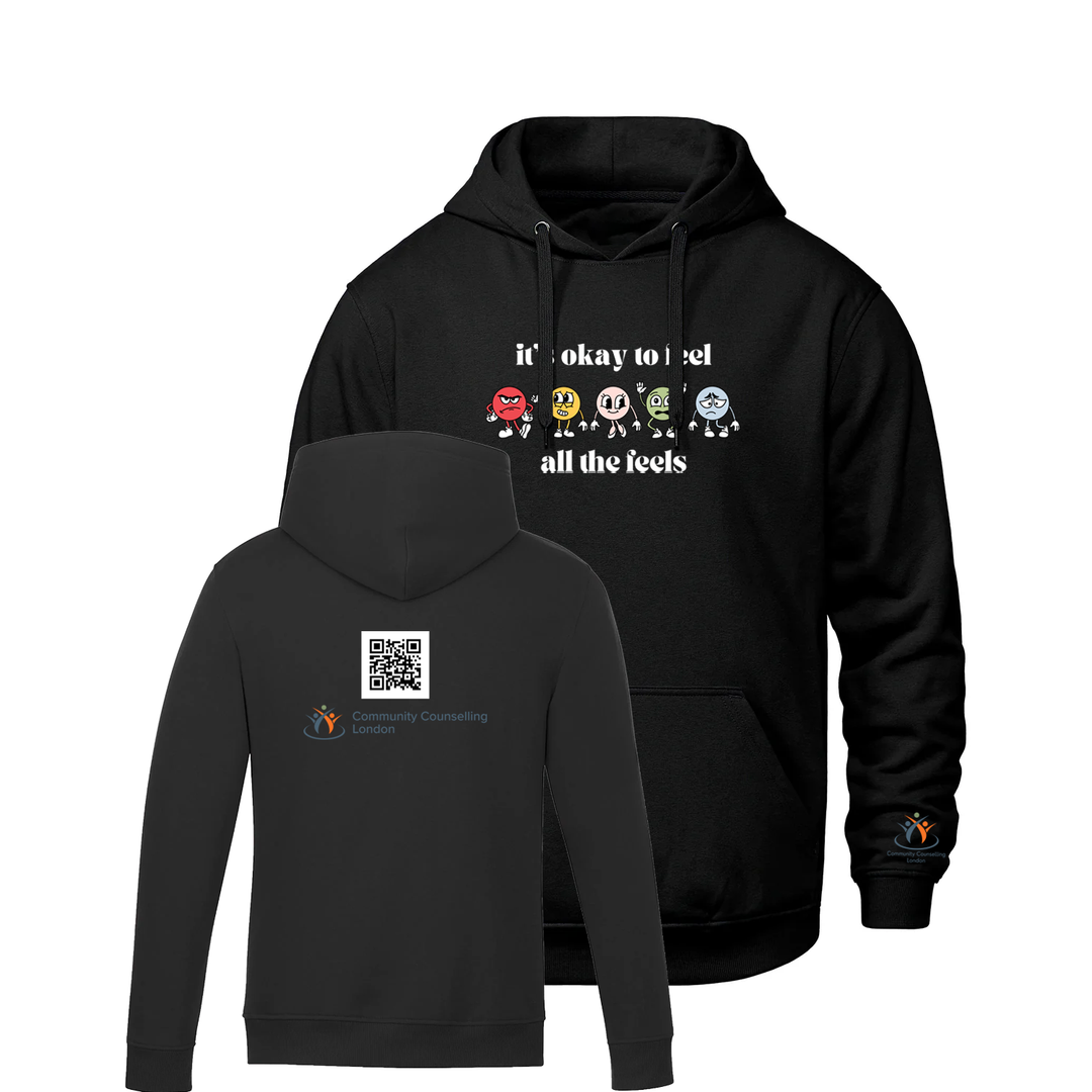 COMMUNITY COUNSELLING ALL THE FEELS HOODIE (UNISEX)