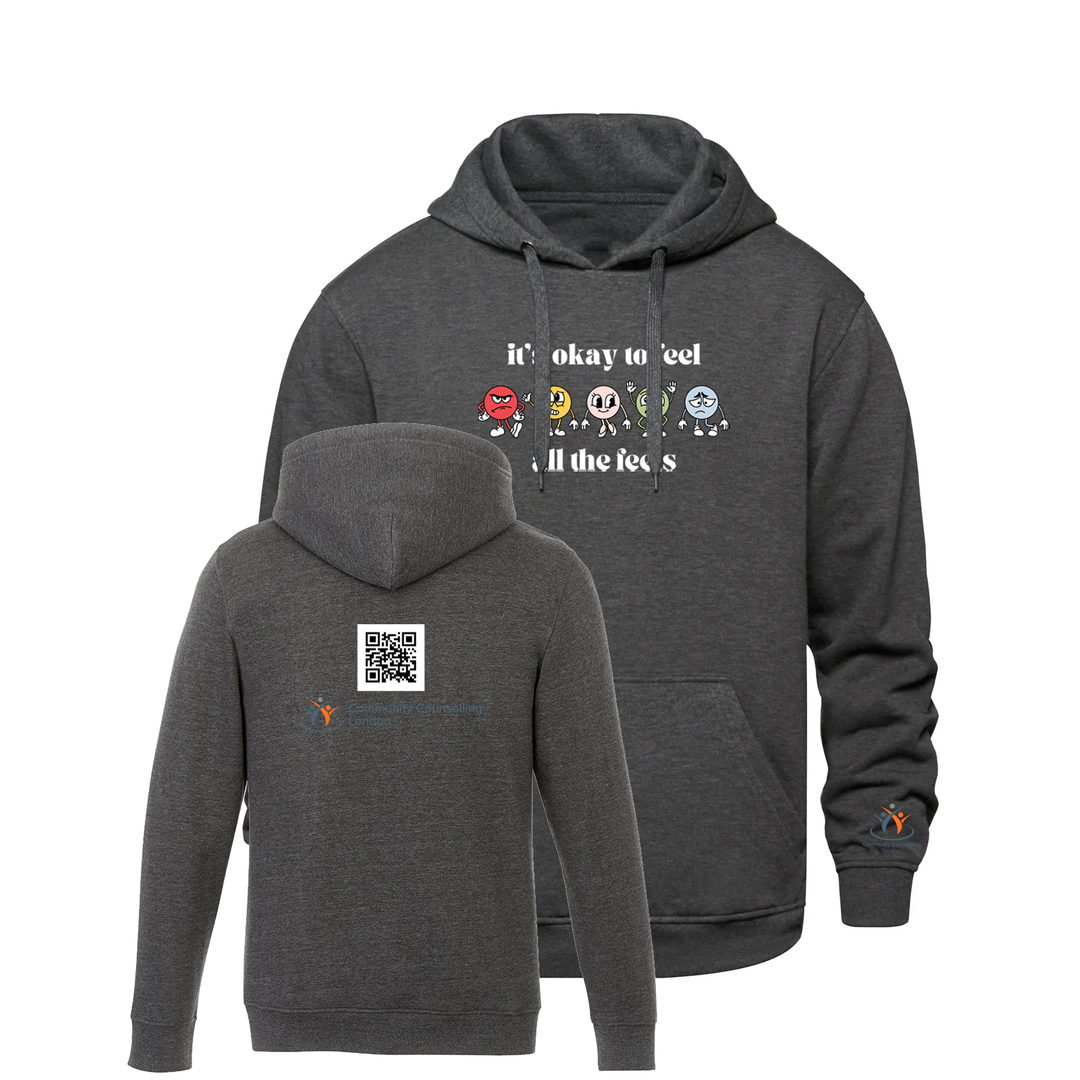 COMMUNITY COUNSELLING ALL THE FEELS HOODIE (UNISEX)