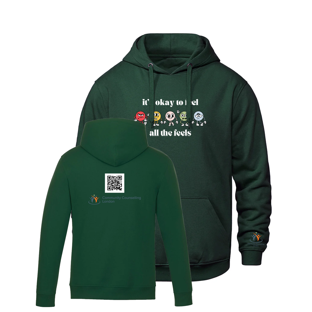 COMMUNITY COUNSELLING ALL THE FEELS HOODIE (UNISEX)