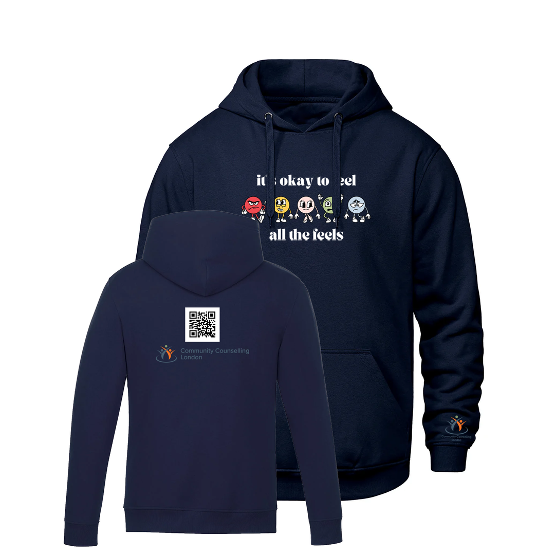 COMMUNITY COUNSELLING ALL THE FEELS HOODIE (UNISEX)