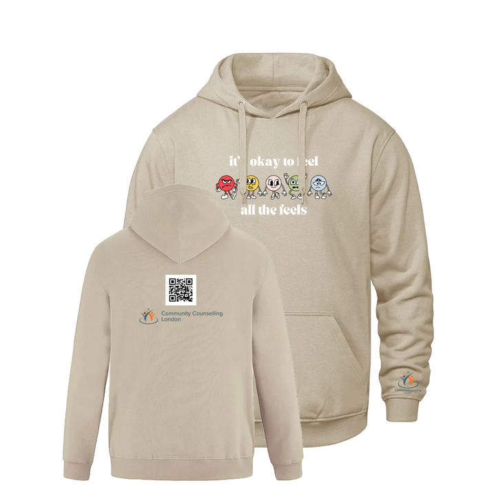 COMMUNITY COUNSELLING ALL THE FEELS HOODIE (UNISEX)