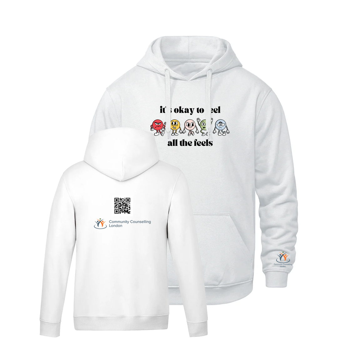 COMMUNITY COUNSELLING ALL THE FEELS HOODIE (UNISEX)