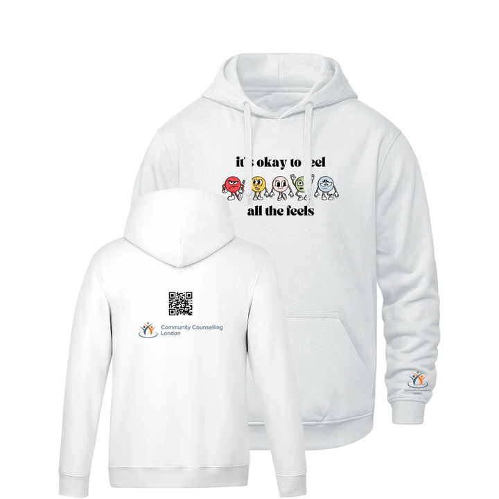 COMMUNITY COUNSELLING ALL THE FEELS HOODIE (UNISEX)