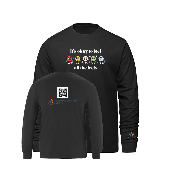 COMMUNITY COUNSELLING ALL THE FEELS LONG SLEEVE (MENS)