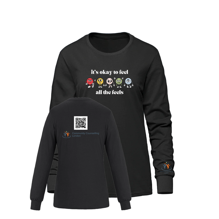 COMMUNITY COUNSELLING ALL THE FEELS LONG SLEEVE (WOMENS)