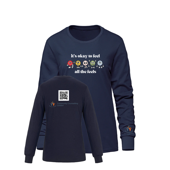 COMMUNITY COUNSELLING ALL THE FEELS LONG SLEEVE (WOMENS)