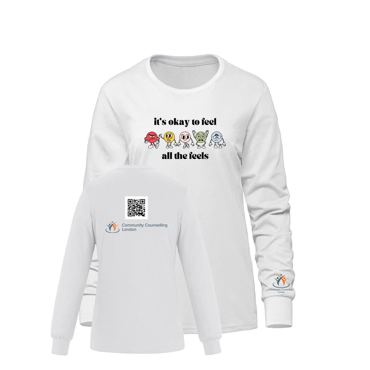 COMMUNITY COUNSELLING ALL THE FEELS LONG SLEEVE (WOMENS)