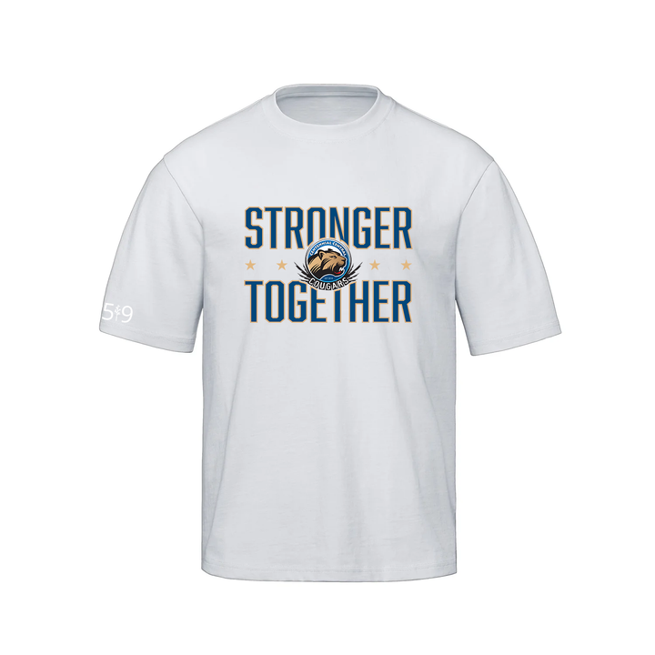CENTENNIAL CENTRAL STRONGER TOGETHER OVERSIZED TEE (UNISEX)