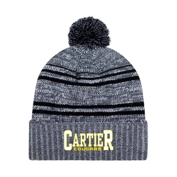 CARTIER EMBROIDERED POM-POM TOQUE