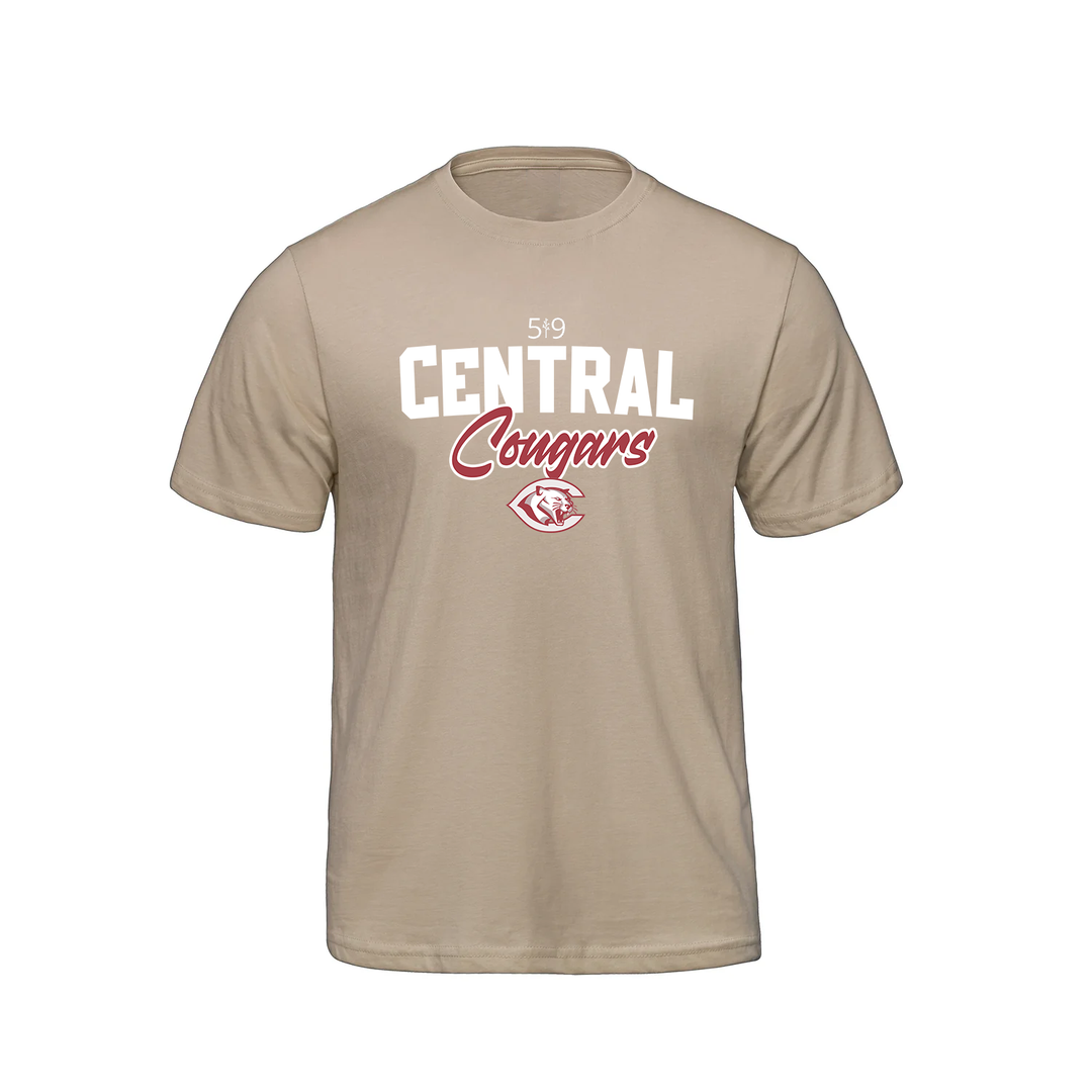 CENTRAL COUGARS TEE (MENS)