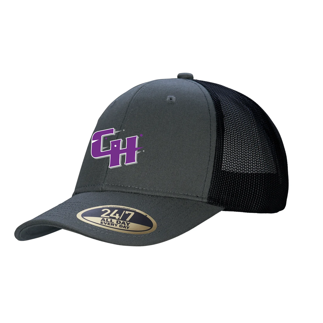 CEDAR HOLLOW EMBROIDERED TRUCKER CAP