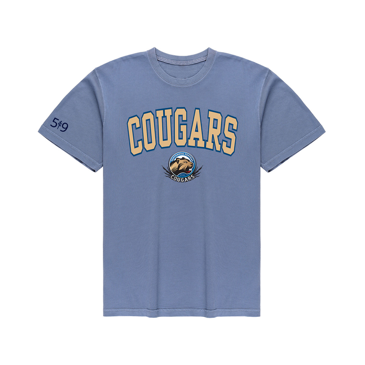 COUGARS VARSITY VINTAGE TEE (UNISEX)