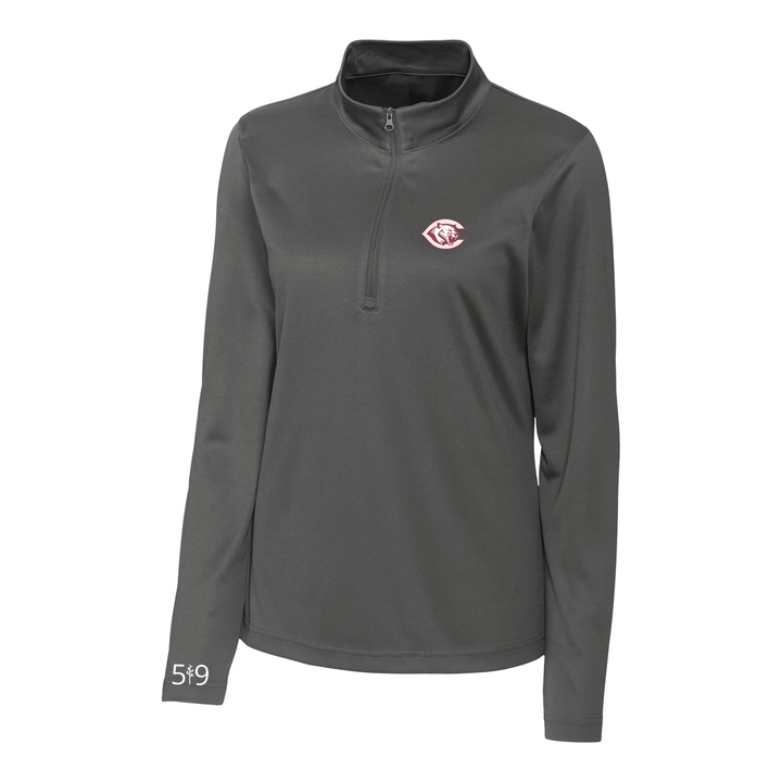 CENTRAL P.S. EMBROIDERED ATHLETIC 1/4 ZIP (WOMENS)