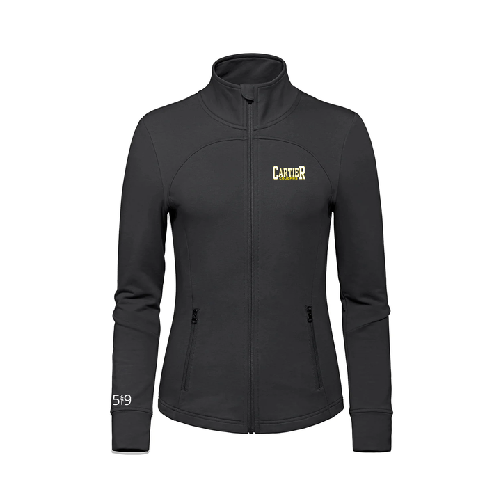 CARTIER EMBROIDERED FRENCH TERRY ZIP-UP (WOMENS)