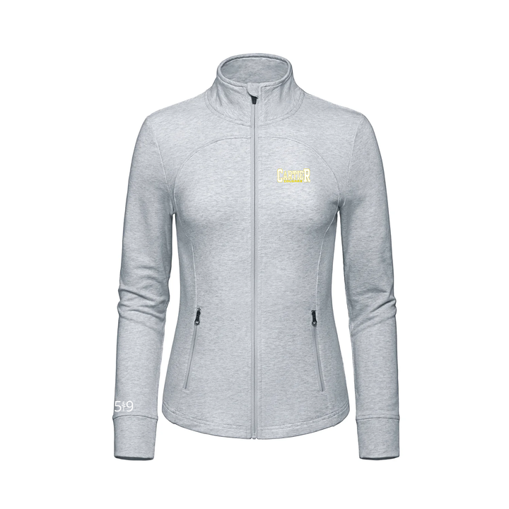 CARTIER EMBROIDERED FRENCH TERRY ZIP-UP (WOMENS)