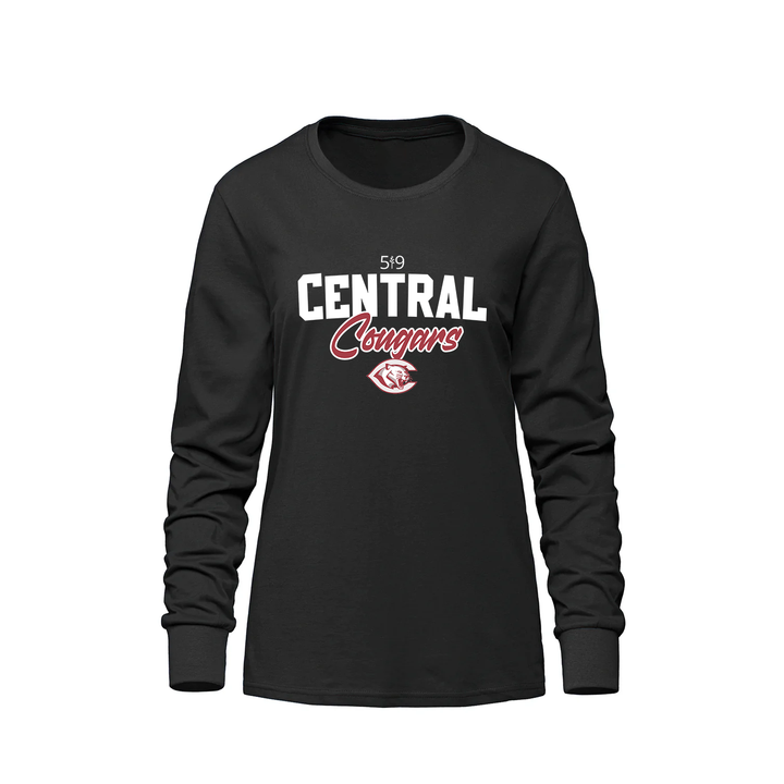 CENTRAL COUGARS LONG SLEEVE (WOMENS)