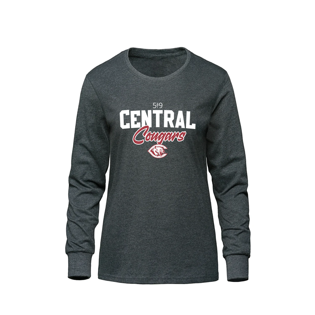 CENTRAL COUGARS LONG SLEEVE (WOMENS)