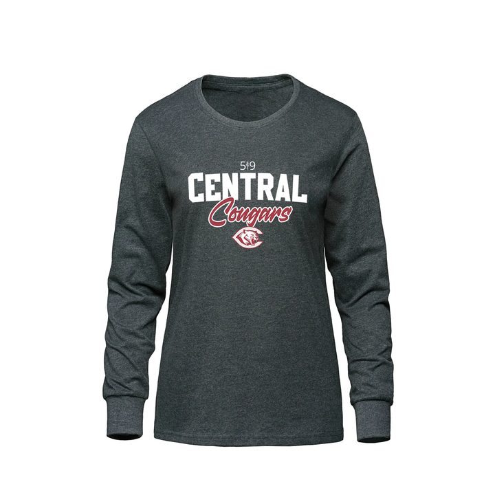 CENTRAL COUGARS LONG SLEEVE (WOMENS)