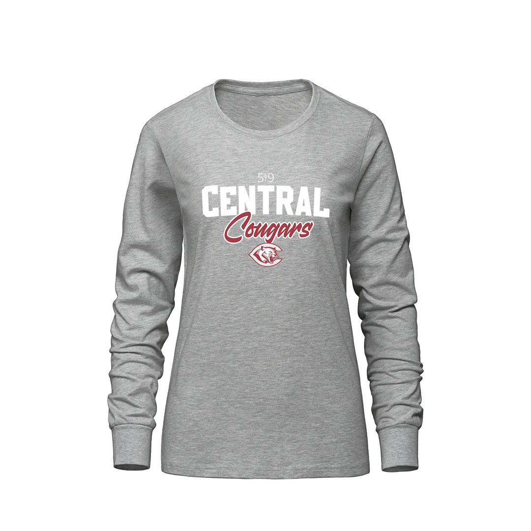 CENTRAL COUGARS LONG SLEEVE (WOMENS)