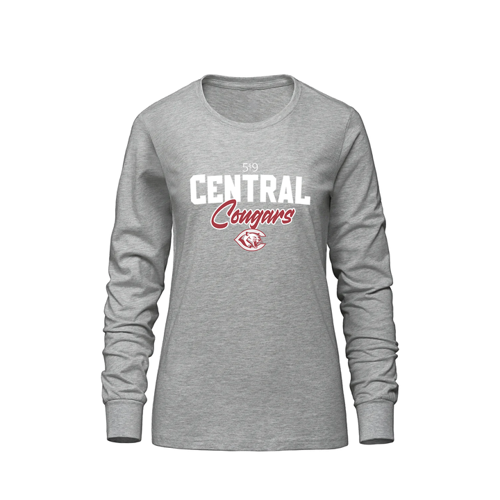 CENTRAL COUGARS LONG SLEEVE (WOMENS)