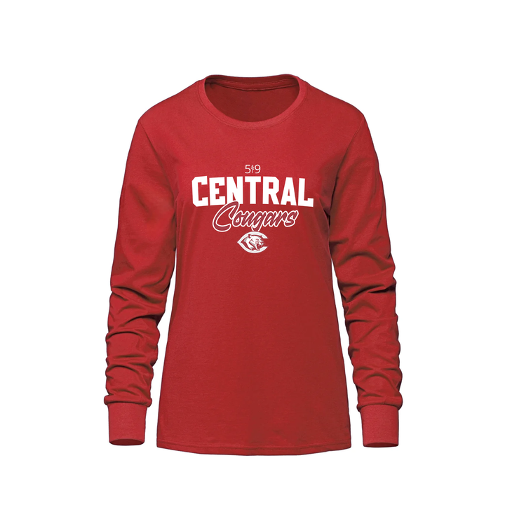 CENTRAL COUGARS LONG SLEEVE (WOMENS)