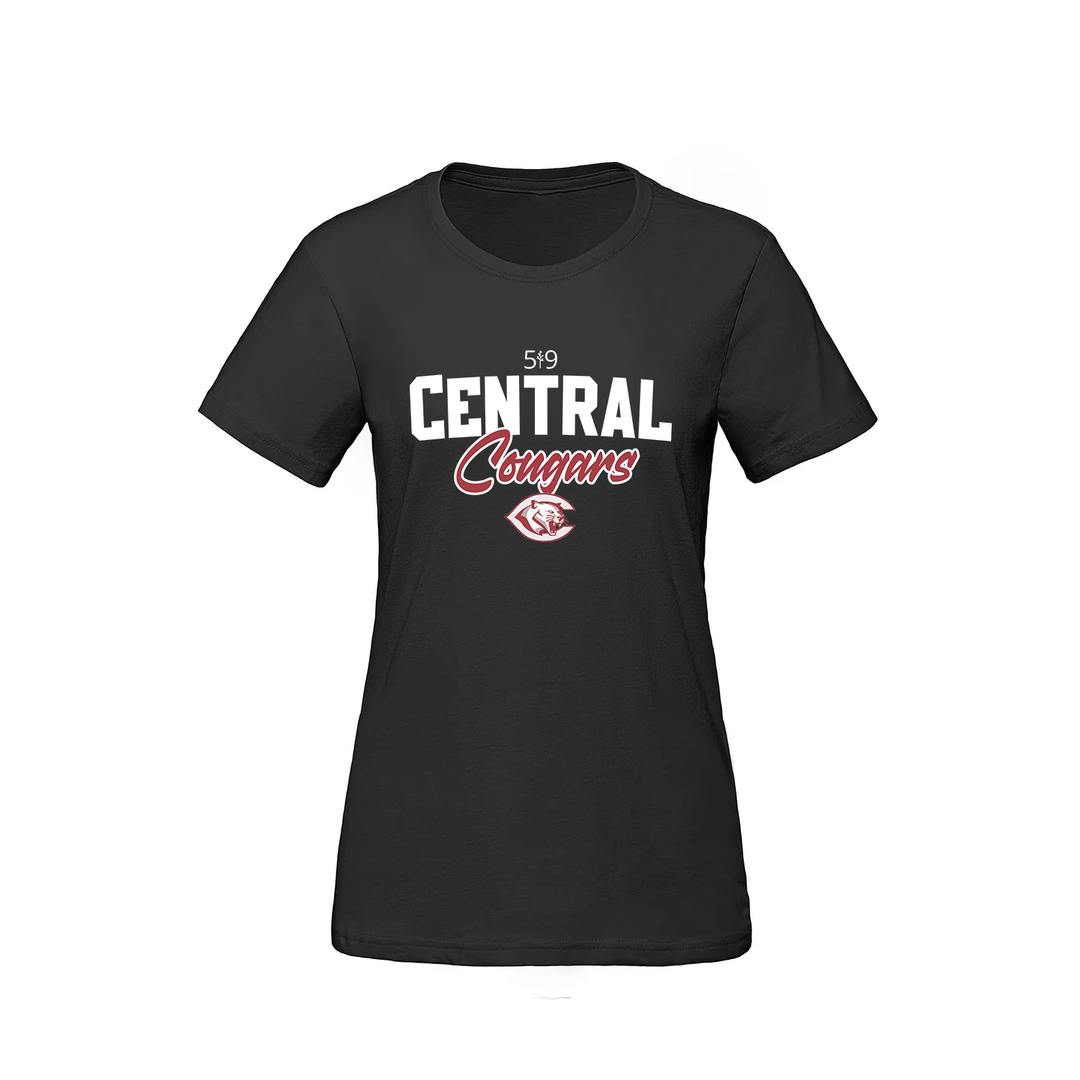 CENTRAL COUGARS TEE (WOMENS)