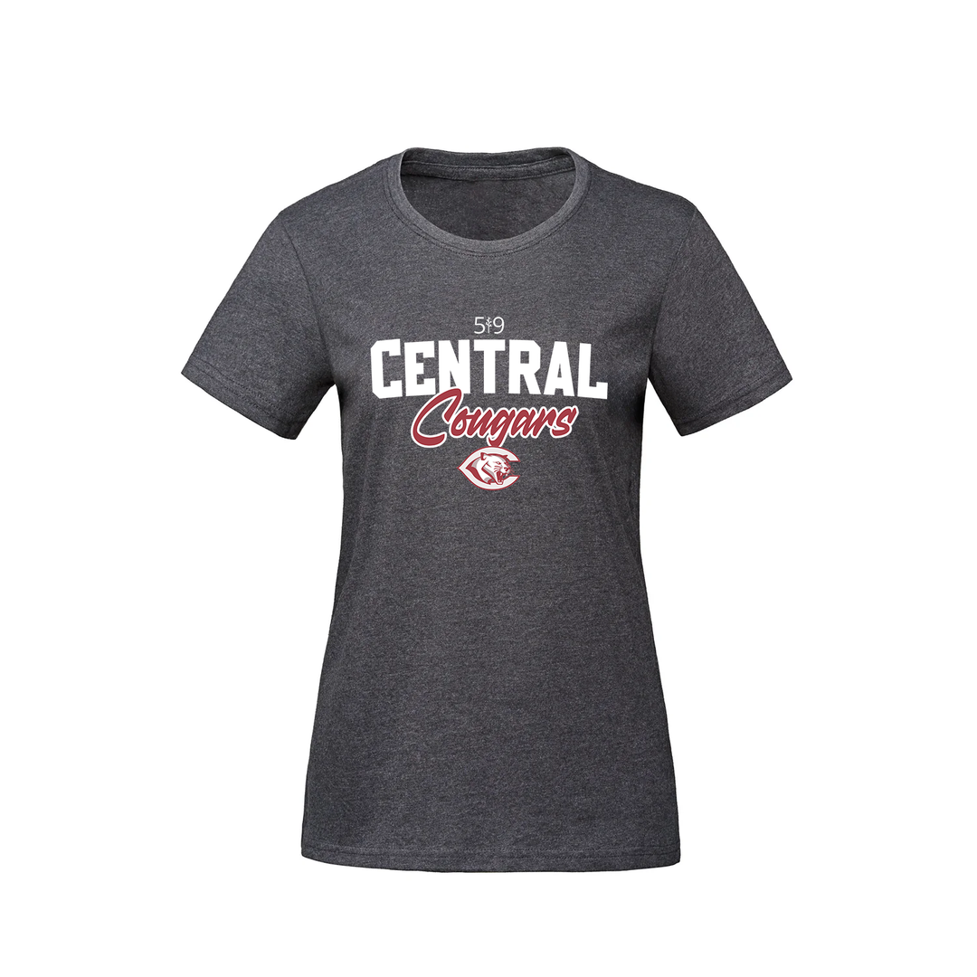 CENTRAL COUGARS TEE (WOMENS)