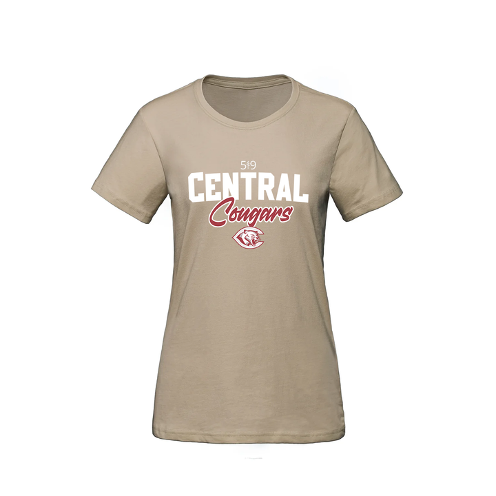 CENTRAL COUGARS TEE (WOMENS)