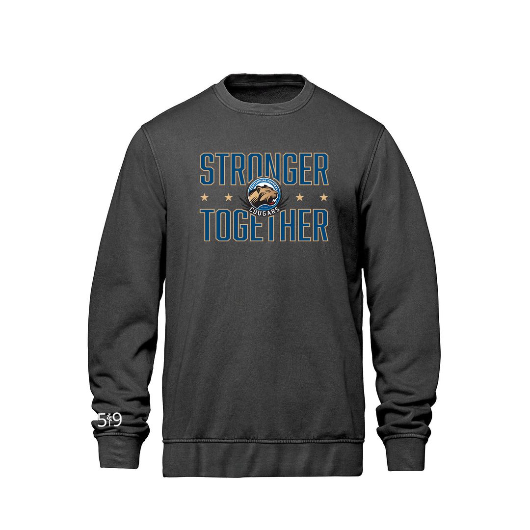 CENTENNIAL CENTRAL STRONGER TOGETHER RETRO CREW (UNISEX)
