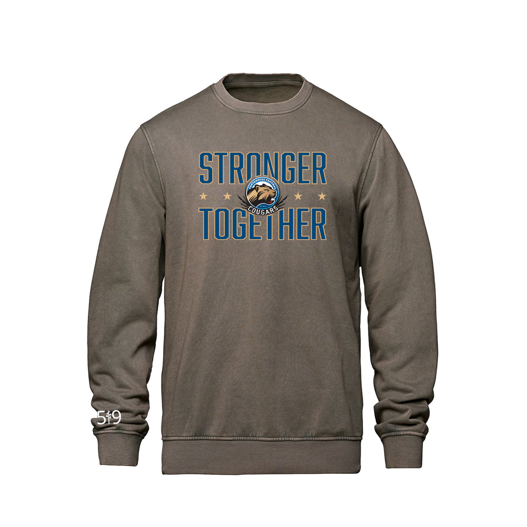 CENTENNIAL CENTRAL STRONGER TOGETHER RETRO CREW (UNISEX)