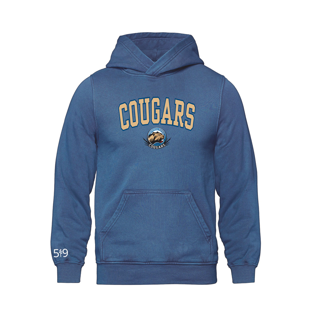 COUGARS VARSITY RETRO HOODIE (UNISEX)