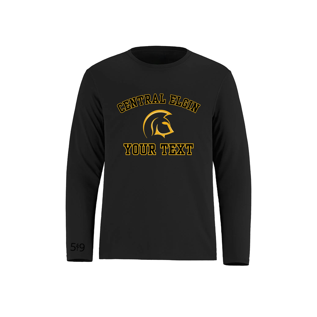CENTRAL ELGIN CUSTOMIZABLE ATHLETIC LONG SLEEVE (UNISEX)