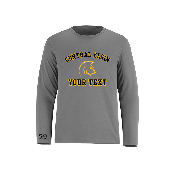 CENTRAL ELGIN CUSTOMIZABLE ATHLETIC LONG SLEEVE (UNISEX)