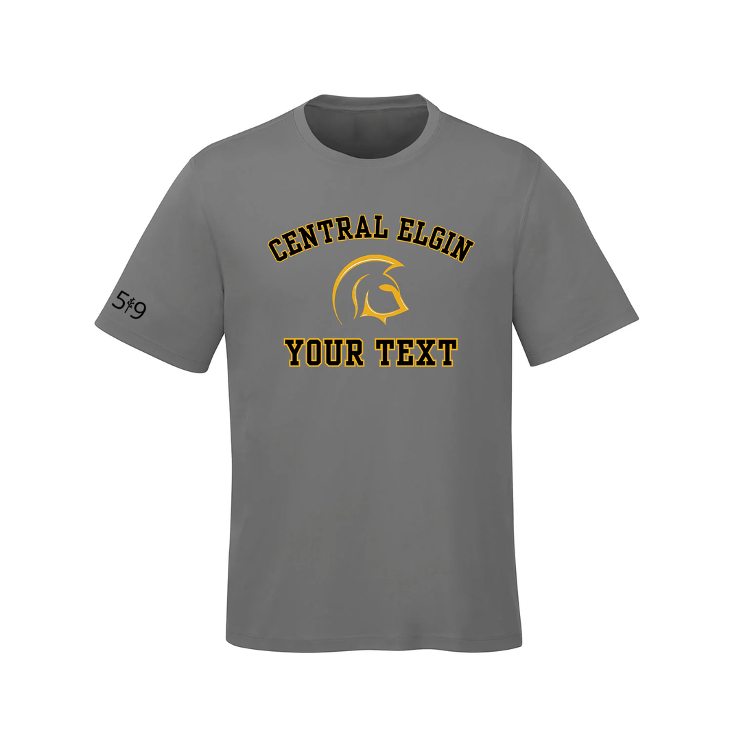 CENTRAL ELGIN CUSTOMIZABLE ATHLETIC TEE (MENS)