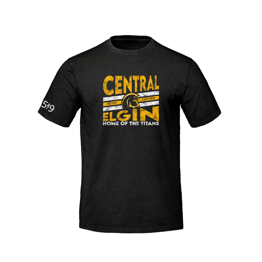 CENTRAL ELGIN DISTRESSED RETRO TEE (UNISEX)