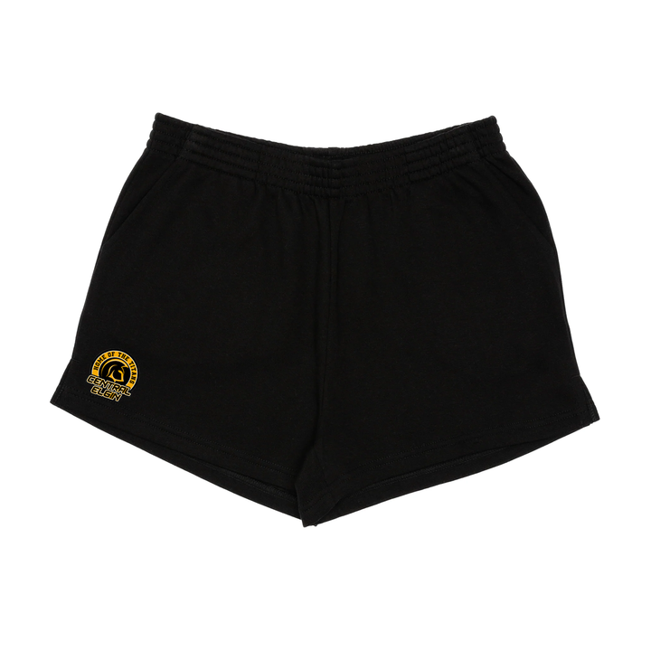 CENTRAL ELGIN EMBROIDERED SWEAT SHORTS (WOMENS)
