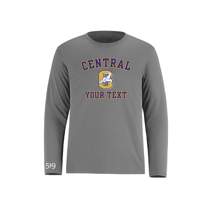CENTRAL CUSTOMIZABLE ATHLETIC LONG SLEEVE (UNISEX)