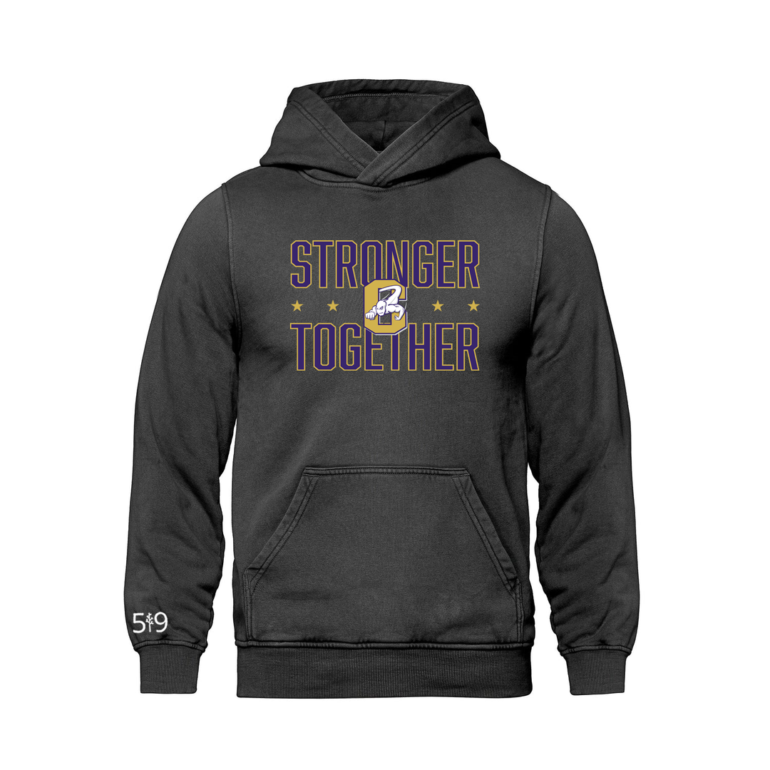 CENTRAL STRONGER TOGETHER RETRO HOODIE (UNISEX)