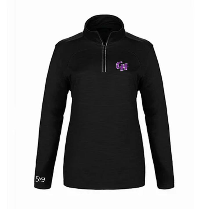 CEDAR HOLLOW EMBROIDERED PREMIUM ATHLETIC 1/4 ZIP (WOMENS)