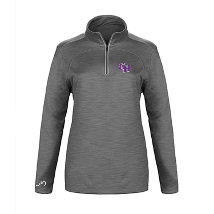 CEDAR HOLLOW EMBROIDERED PREMIUM ATHLETIC 1/4 ZIP (WOMENS)
