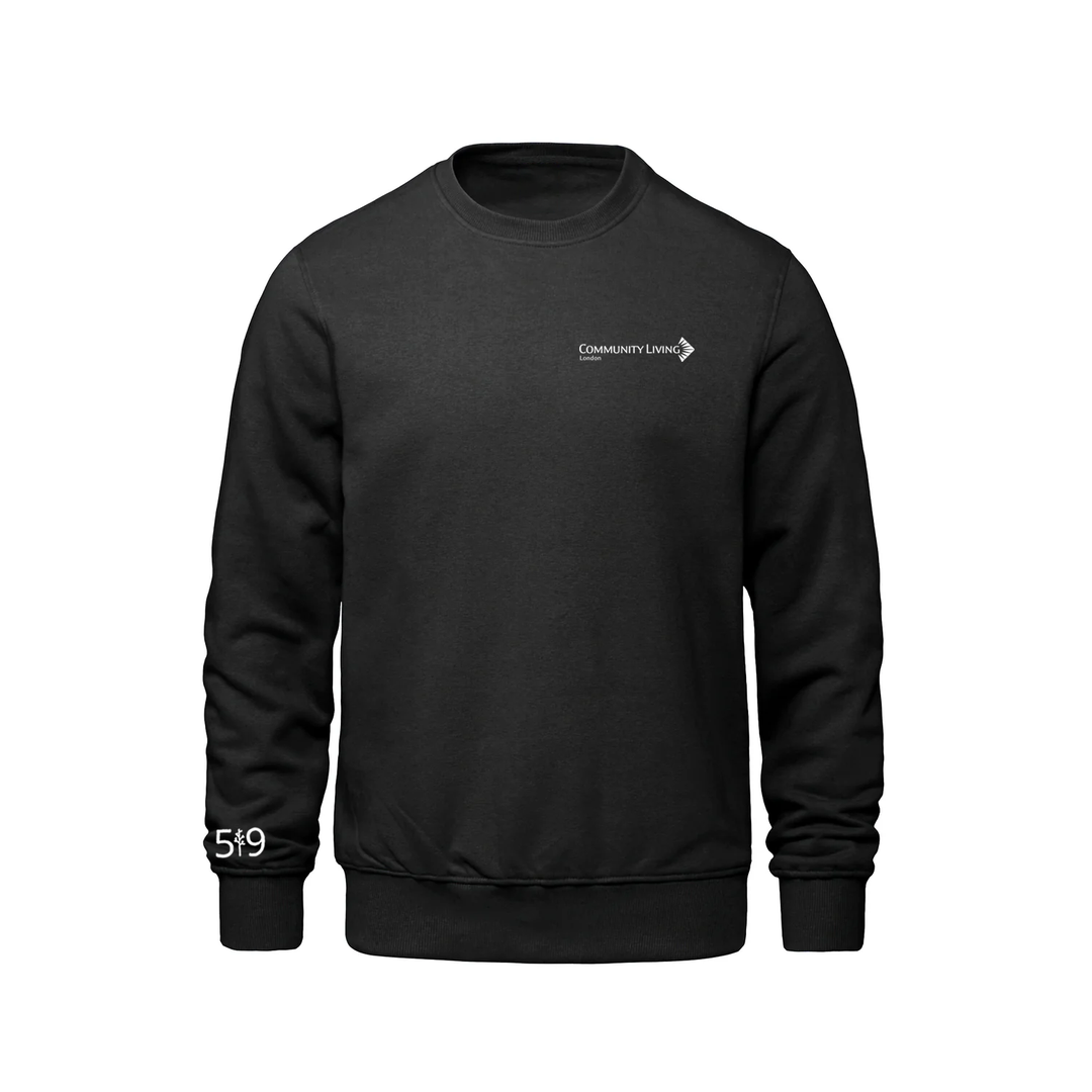 COMMUNITY LIVING LONDON EMBROIDERED CREW (UNISEX)