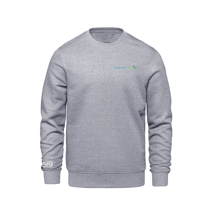 COMMUNITY LIVING LONDON EMBROIDERED CREW (UNISEX)