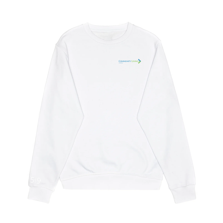 COMMUNITY LIVING LONDON EMBROIDERED CREW (UNISEX)