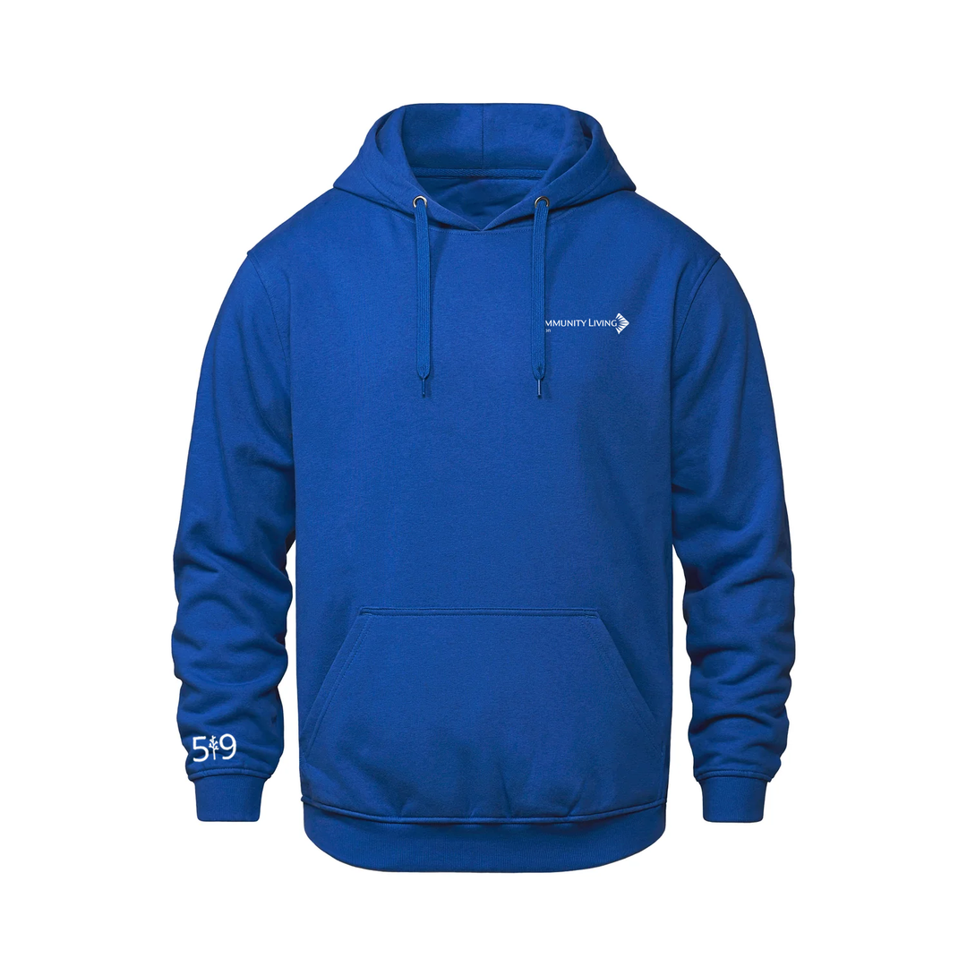 COMMUNITY LIVING LONDON EMBROIDERED HOODIE (UNISEX)