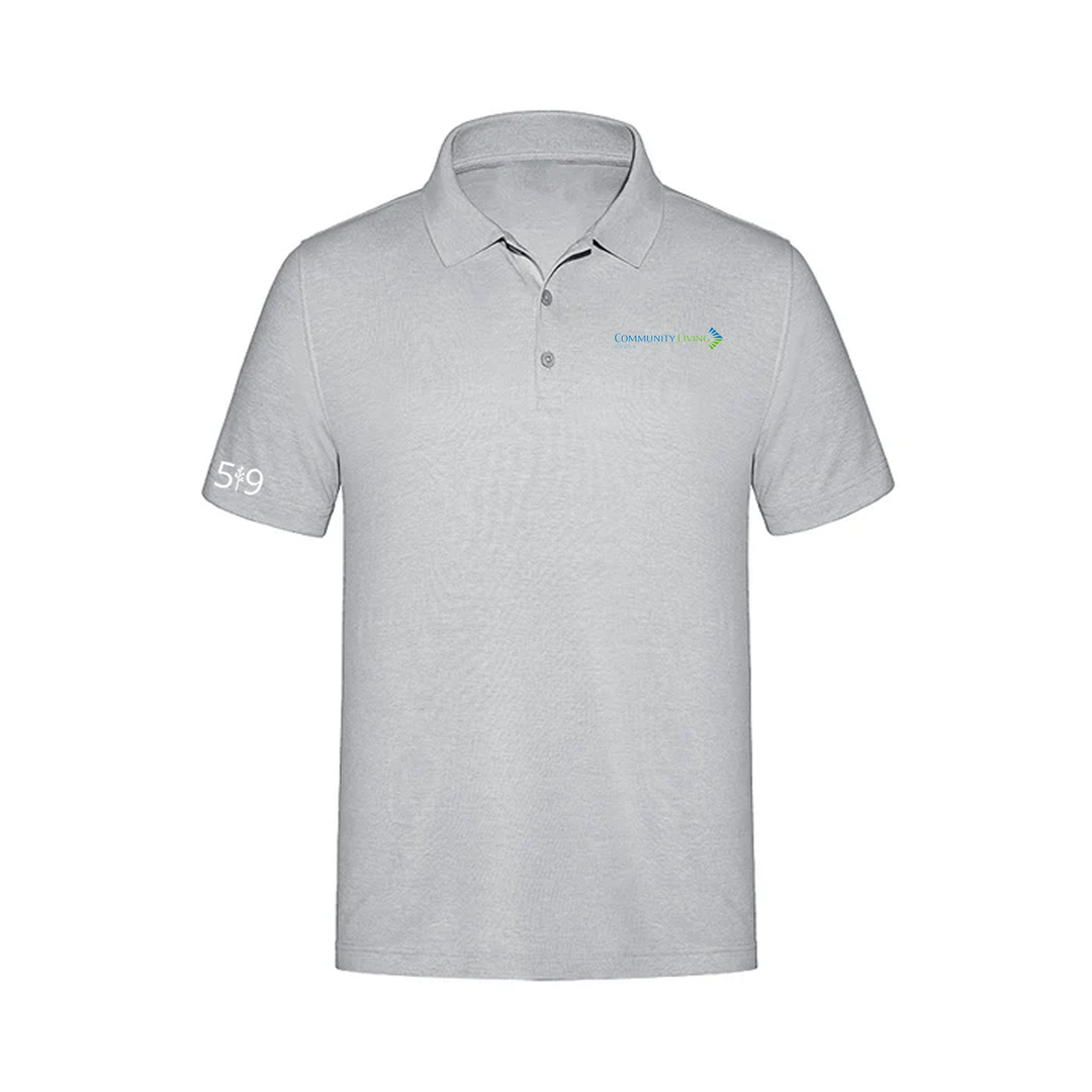 COMMUNITY LIVING LONDON EMBROIDERED PIQUE POLO (MENS)